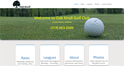 Desktop Screenshot of golfoakknoll.net
