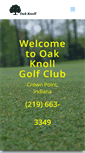 Mobile Screenshot of golfoakknoll.net
